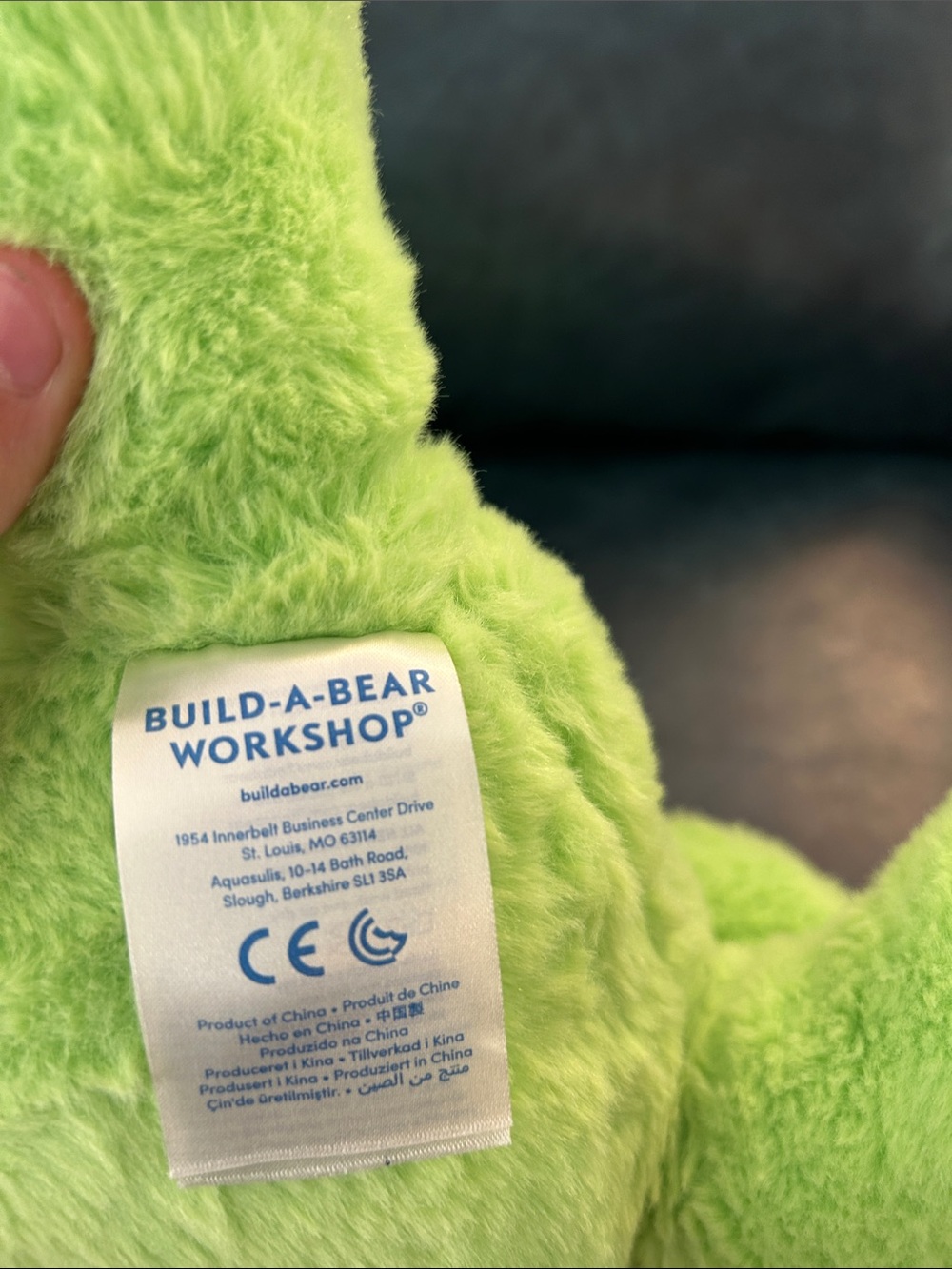 Build-A-Bear Spring Green Frog - Picture 8 of 12